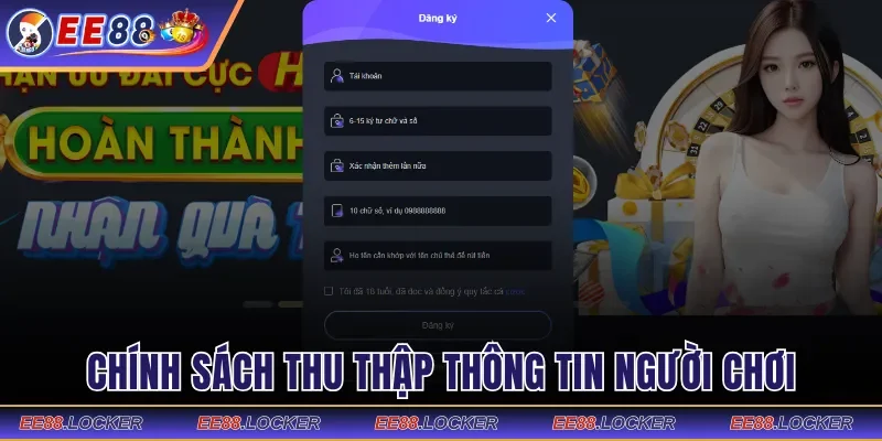 Loại thông tin được EE88 thu thập từ hội viên